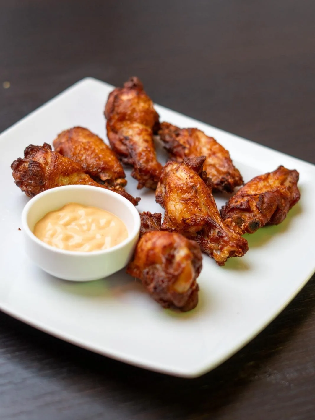 Asinhas de frango com molho BBQ